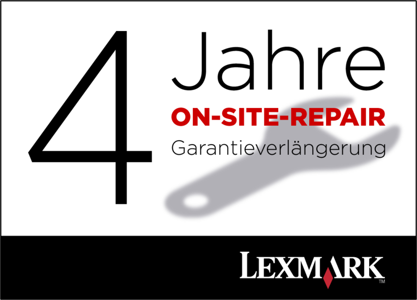 Garantía 4 años in situ Lexmark