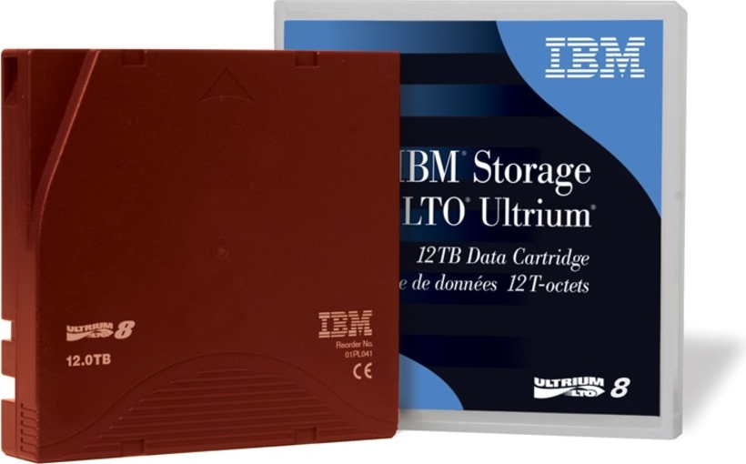 IBM LTO-8 Ultrium Tape + Label