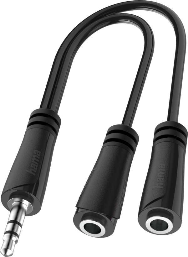 Audio Adapter 3.5mm Jack/m - 2x Jack/f