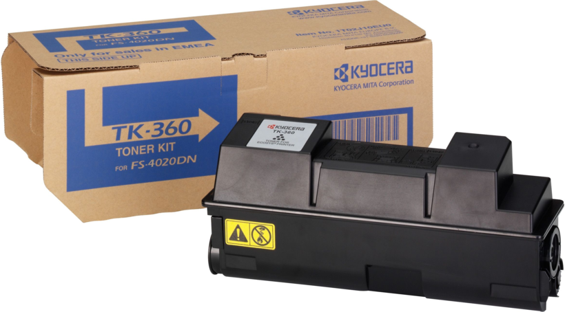 Kit toner Kyocera TK-360, noir