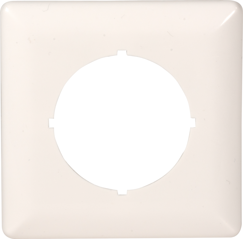 Couvercle 80 x 80 mm, blanc pur