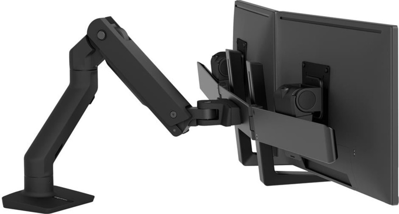 Ergotron HX Dual Desk Monitor Arm Black