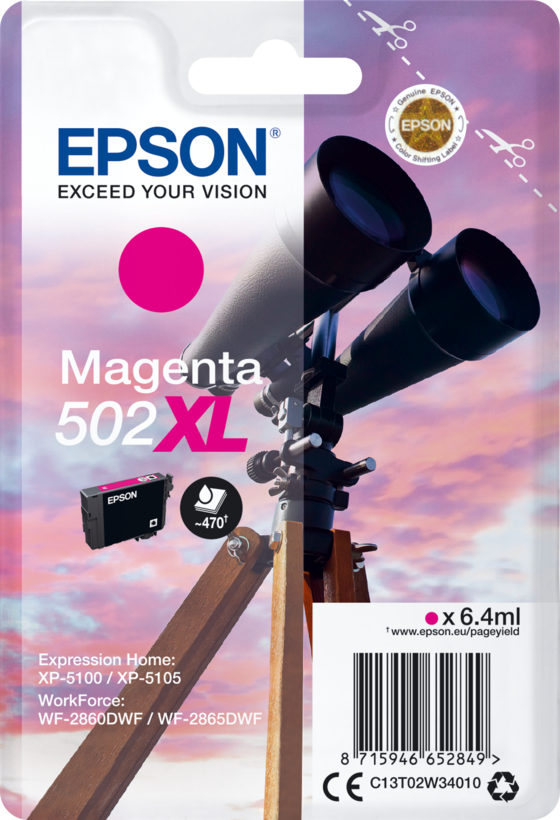 Epson 502 XL Ink Magenta
