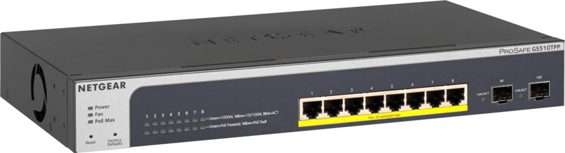 NETGEAR ProSAFE GS510TPP PoE Switch