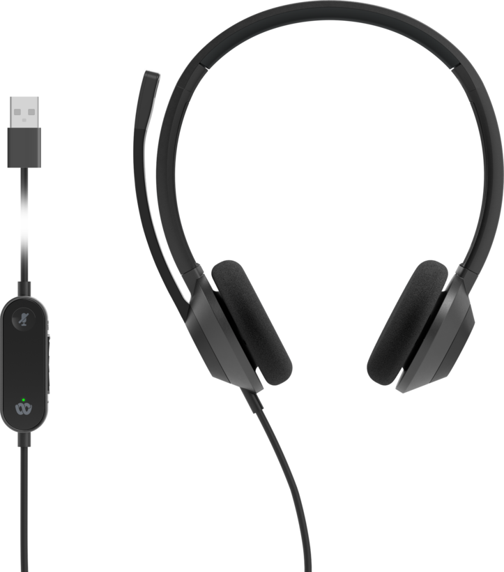 Cisco 322 USB-A Headset Black