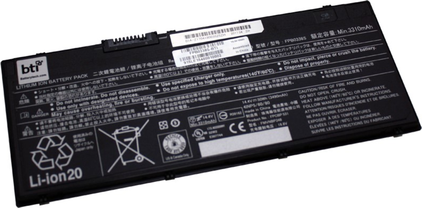 BTI 4-cell HP Fujitsu 3470mAh Battery