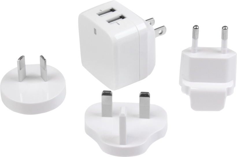 Chargeur de voyage StarTech double USB-A
