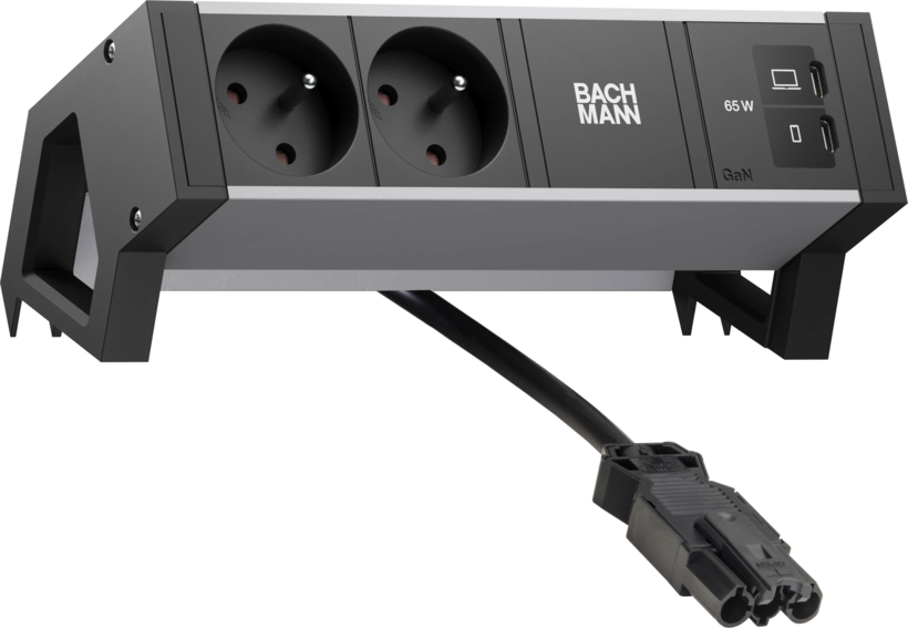 Power Strip 2-way + 2x USB
