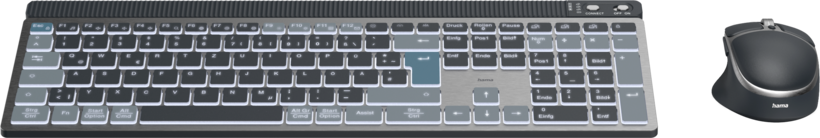 Hama WKM-750 Tastatur und Maus Set