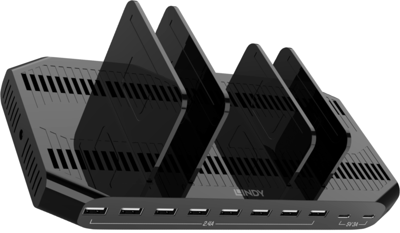LINDY USB-Ladestation 10-Port 120 W