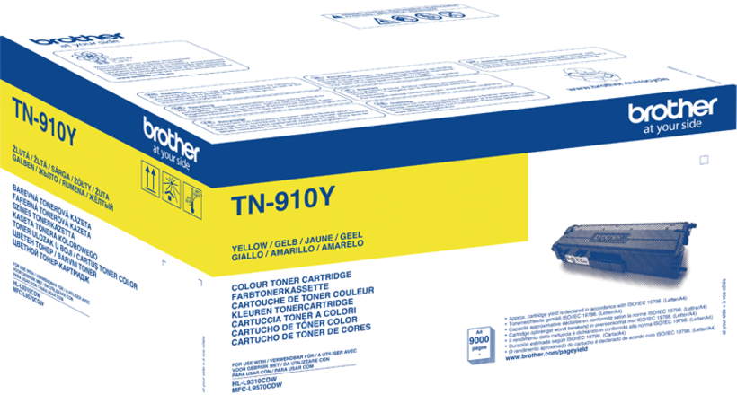 Toner Brother TN-910Y, jaune