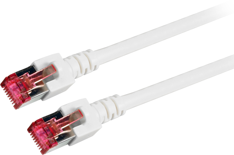 Patch Cable RJ45 S/FTP Cat6 1m White