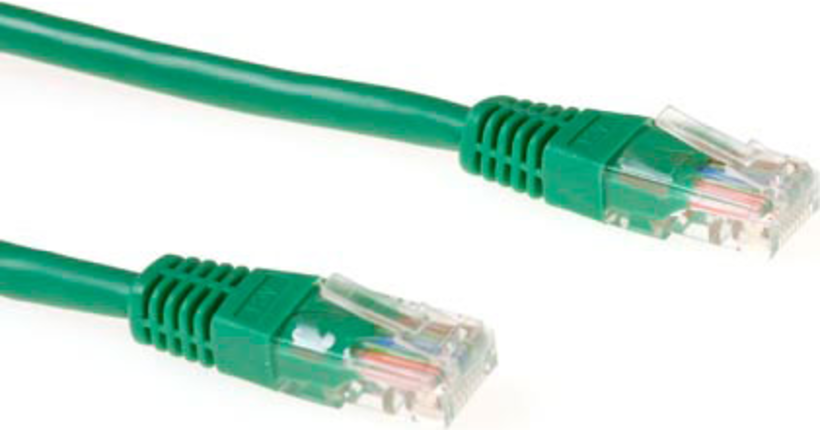 Patch Cable RJ45 U/UTP Cat5e 3m Green