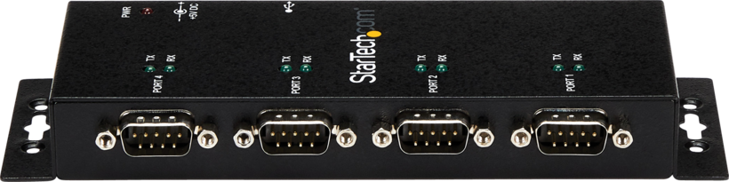 Adaptateur 4xDB9 m. (RS232) - USB-B f.