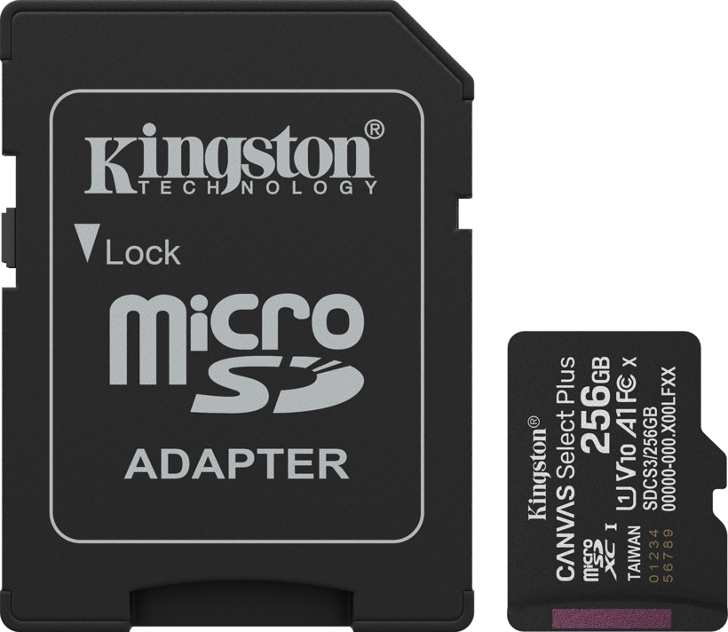 Kingston Canvas Select P microSDXC 256GB