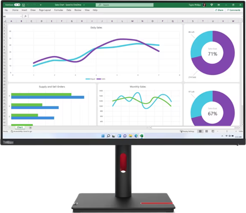 Lenovo ThinkVision T32h-30 Monitor