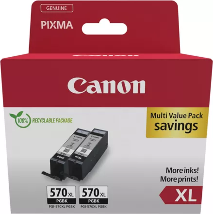 Canon PGI-570BK XL Tinte Doppelp.