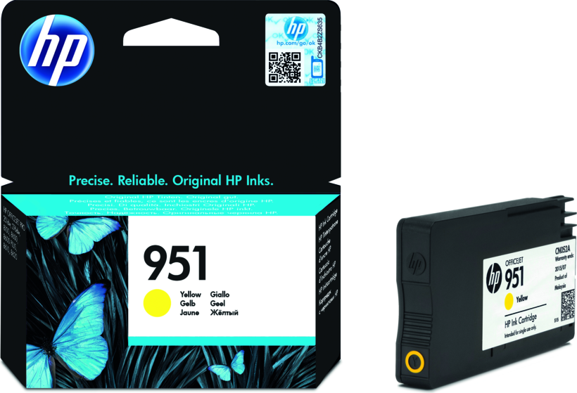 HP 951 Tinte gelb