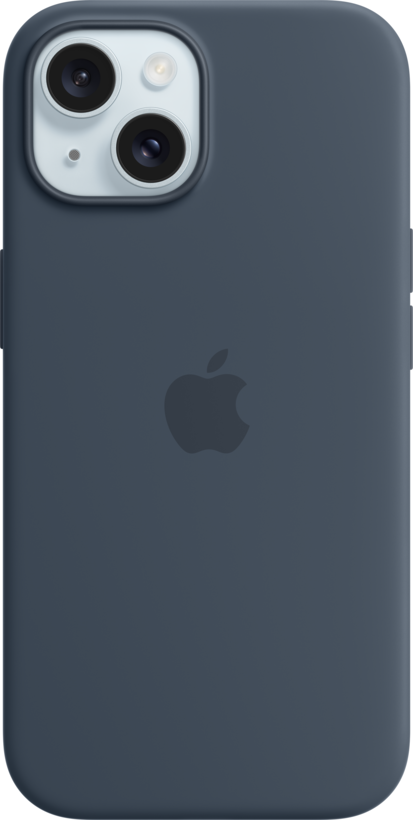 Apple iPhone 15 Silicone Case Storm Blue