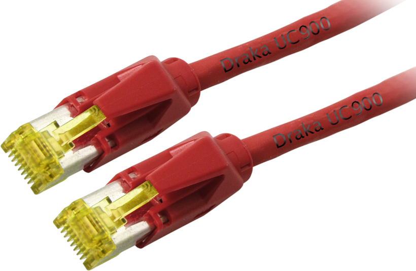 Patch Cable RJ45 S/FTP Cat6a 5m Red