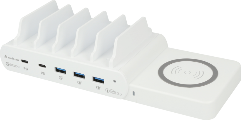 ARTICONA USB C/A vez. nélk. töltőállomás