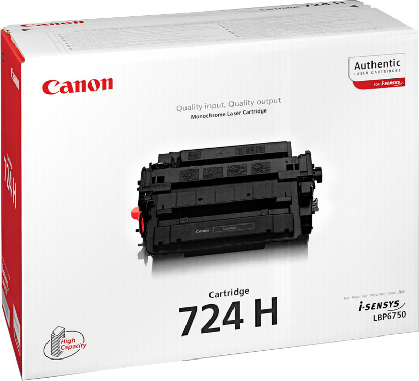 Toner Canon 724H, czarny