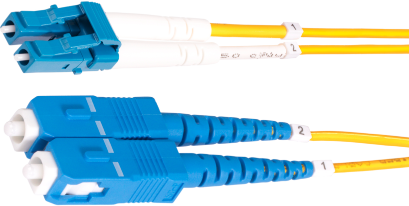 FO Duplex Patch Cable LC-SC 9/125µ 10m