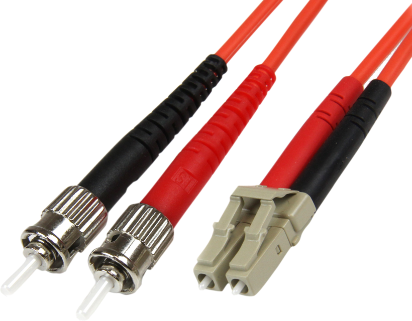 FO Duplex Patch Cable LC-ST 50/125µ 1m