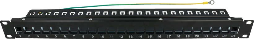 Patch Panel RJ45 24-port w/o Modules