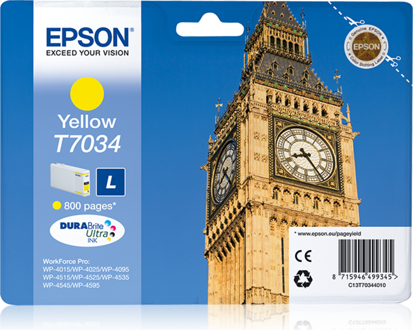 Inchiostro Epson T7034 L giallo
