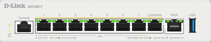 D-Link DBR-600-P 8-Port PoE Router