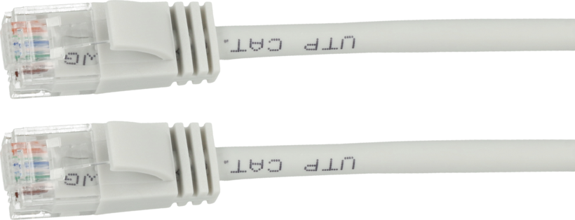 Câble patch RJ45 U/UTP Cat6a 20 m gris