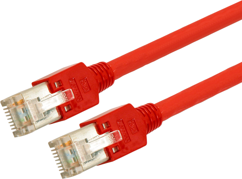 Patch Cable RJ45 (X) SF/UTP Cat5e 5m Red