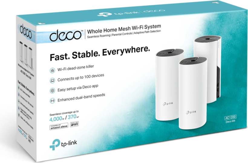 Deco M4 Mesh Wi-Fi System 3-pack
