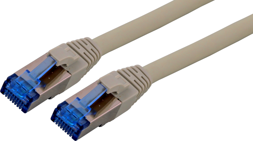 Patch Cable RJ45 S/FTP Cat6a 7.5m Grey
