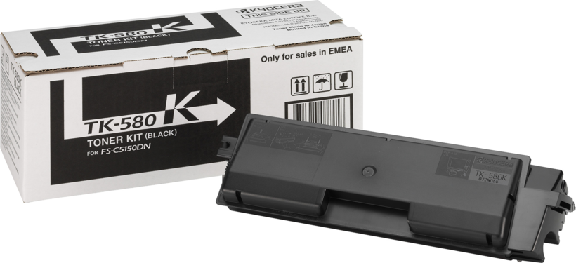 Kit toner Kyocera TK-580K nero