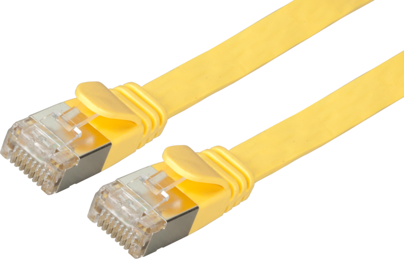 Patch Cable Flat RJ45 U/FTP Cat6a 5m