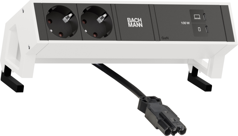Power Strip 2-way + 2x USB