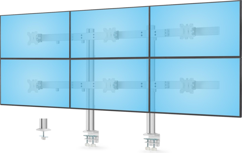 Soporte mesa StarTech ARMPIVOTHDB 6 mon.