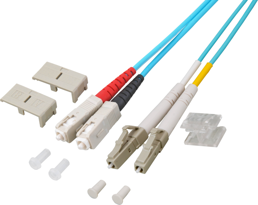 FO Duplex Patch Cable SC-LC 50µ 10m