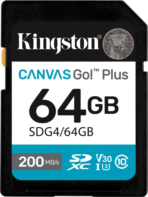 Kingston Canvas Go! Plus SDG4 64 GB SDXC