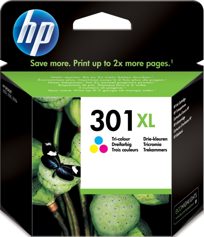 Tusz HP 301XL, trójkolorowy