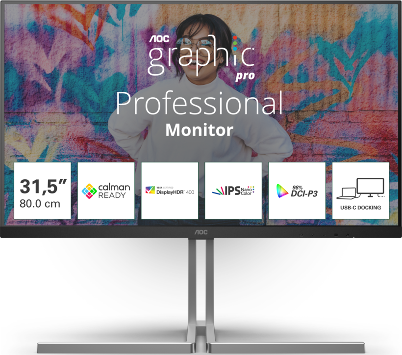 AOC Graphic Pro U32U3CV Monitor