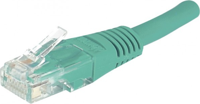 Câble patch RJ45 U/UTP Cat6 vert 10m