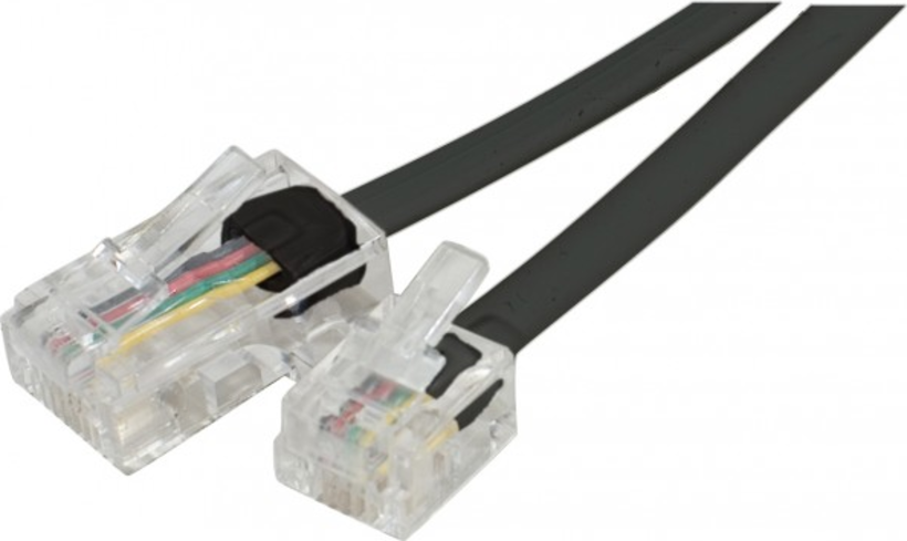 Câble RJ11 > RJ45, 3 m, noir