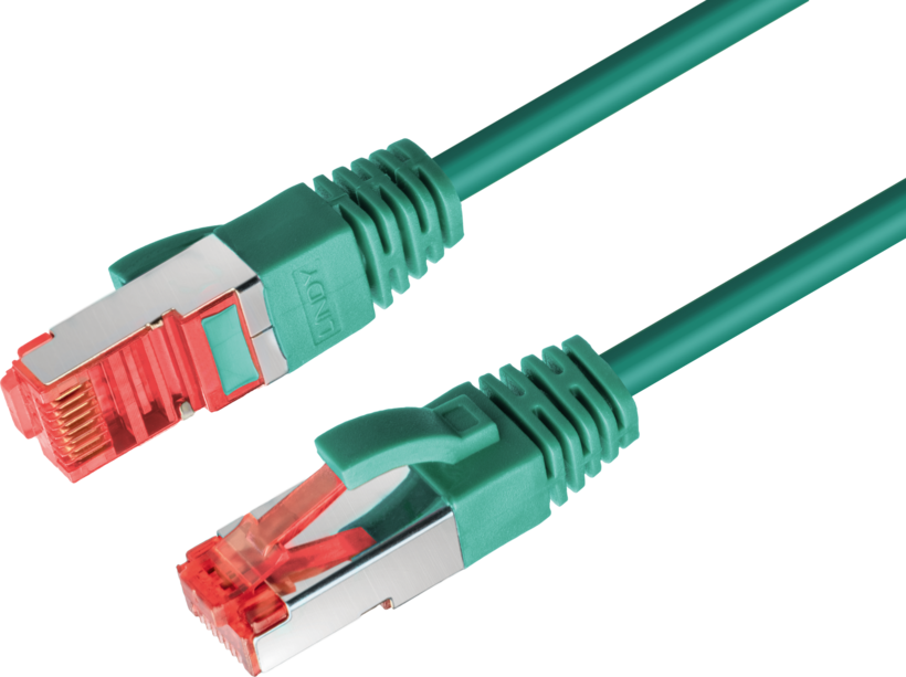 Patch Cable RJ45 S/FTP Cat6 0.5m Green