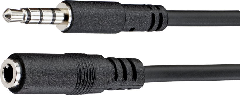 Audio Cable 3.5mm Jack/m-Jack/f 2m TRRS