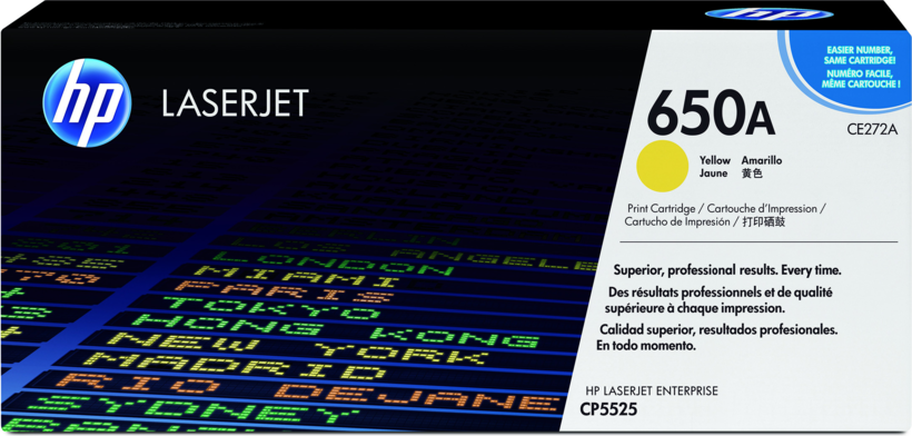 HP 650A Toner gelb