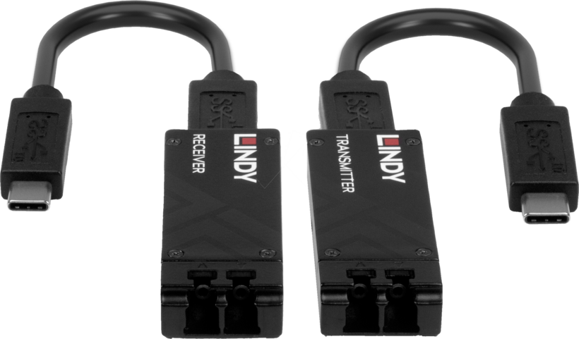 LINDY Fibre Optic USB 3.1 Extender 100m