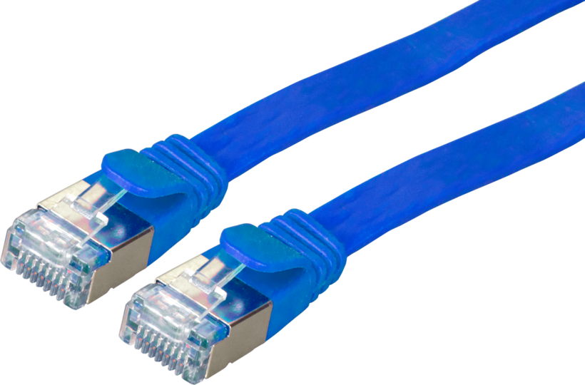 Patch Cable Flat RJ45 U/FTP Cat6a 5m